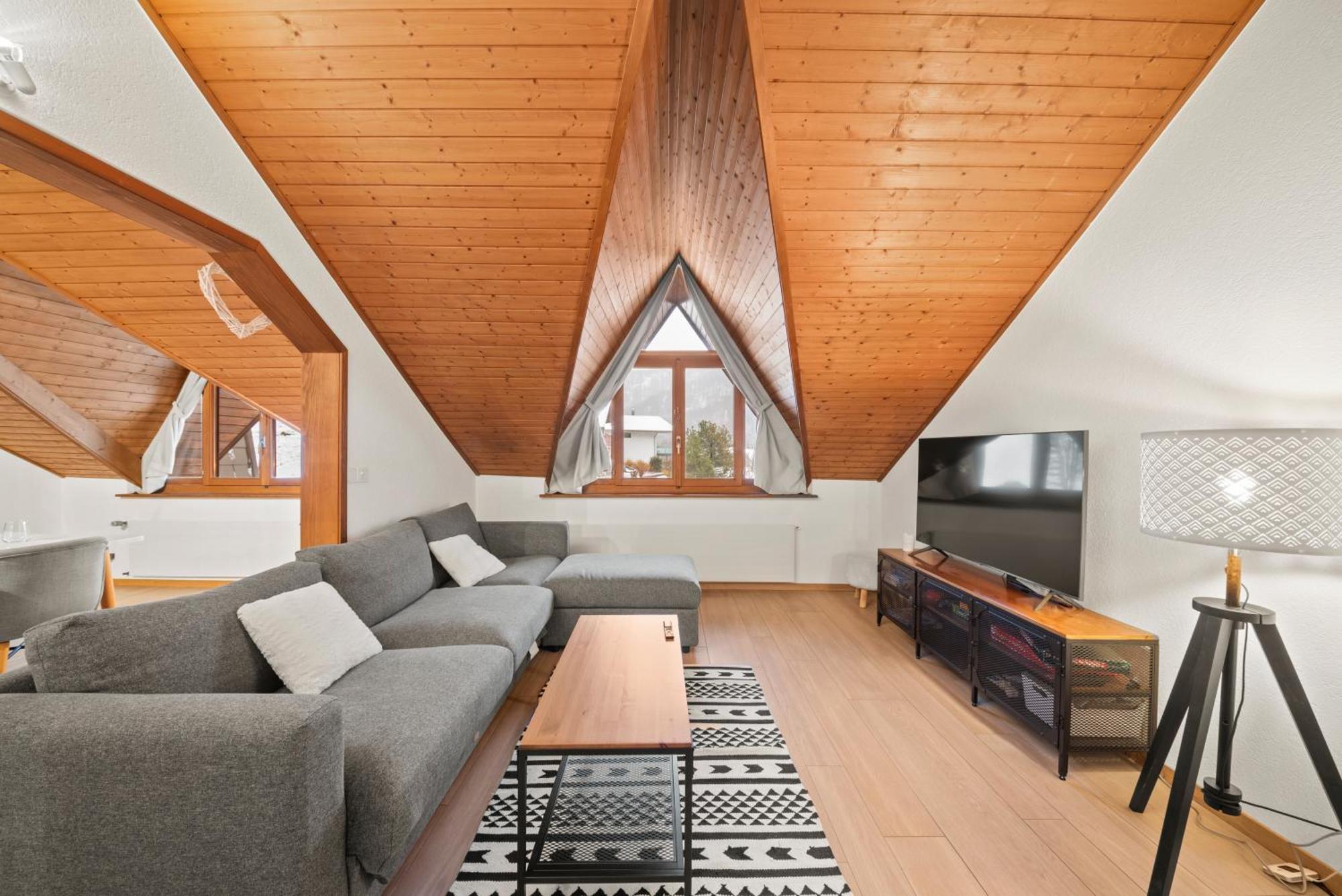 Cosy Appartement Lumineux Et Spacieux A Charmey Exteriör bild